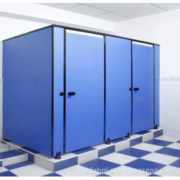 easy to clean toilet cubicle partition for train station